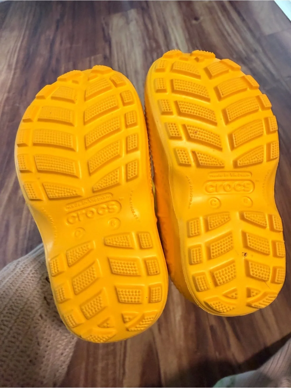 CROCS bright yellow